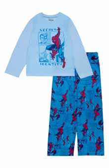 AME x Marvel® Kids' Spider-Man Fitted Jersey Pajamas