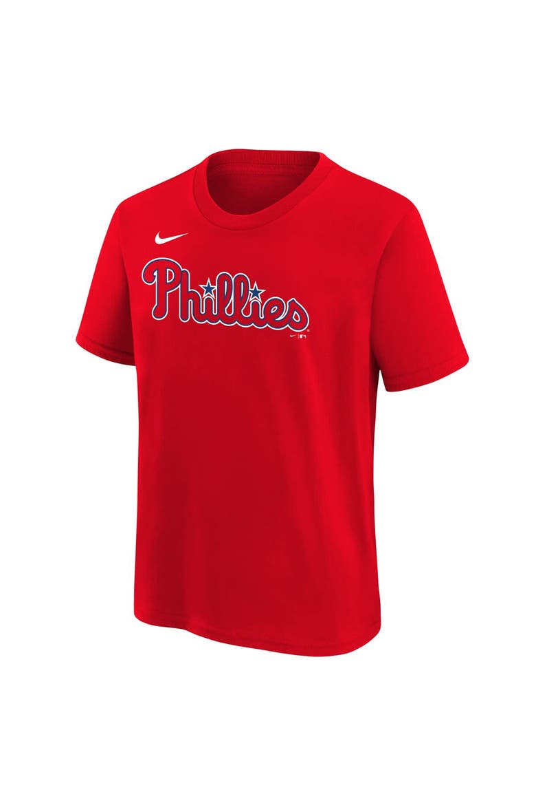 Youth Nike Bryce Harper Red Philadelphia Phillies Name & Number T-Shirt, Alternate, color, Red