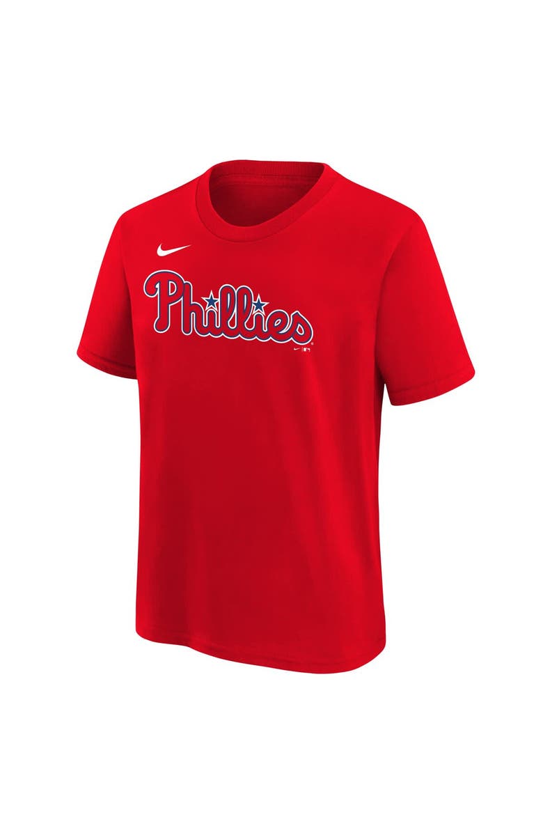 Nike Youth Nike Bryce Harper Red Philadelphia Phillies Name & Number T-Shirt, Alternate, color, Red