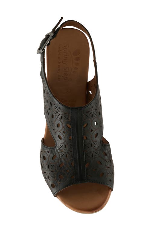 Spring Step Kovach Slingback Sandal In Black