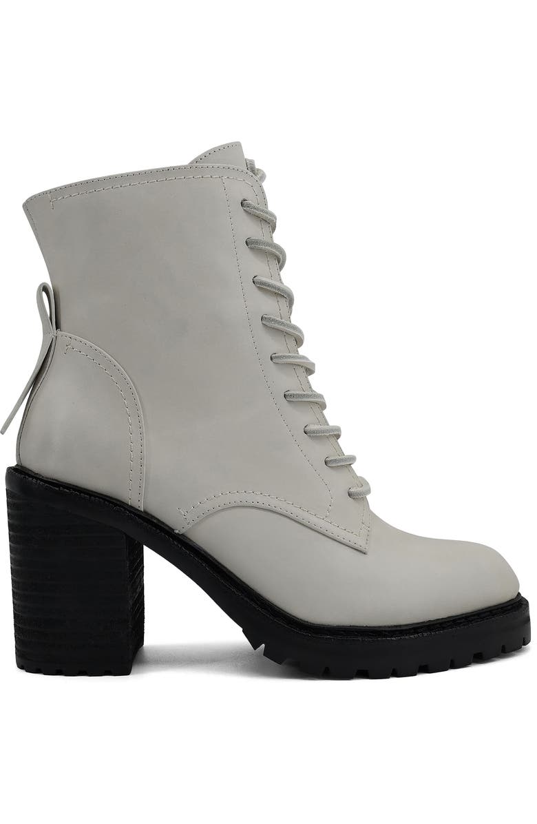 Artisan Crafted By Zigi Semi High Lace-Up Boot, Alternate, color, Cream Leather