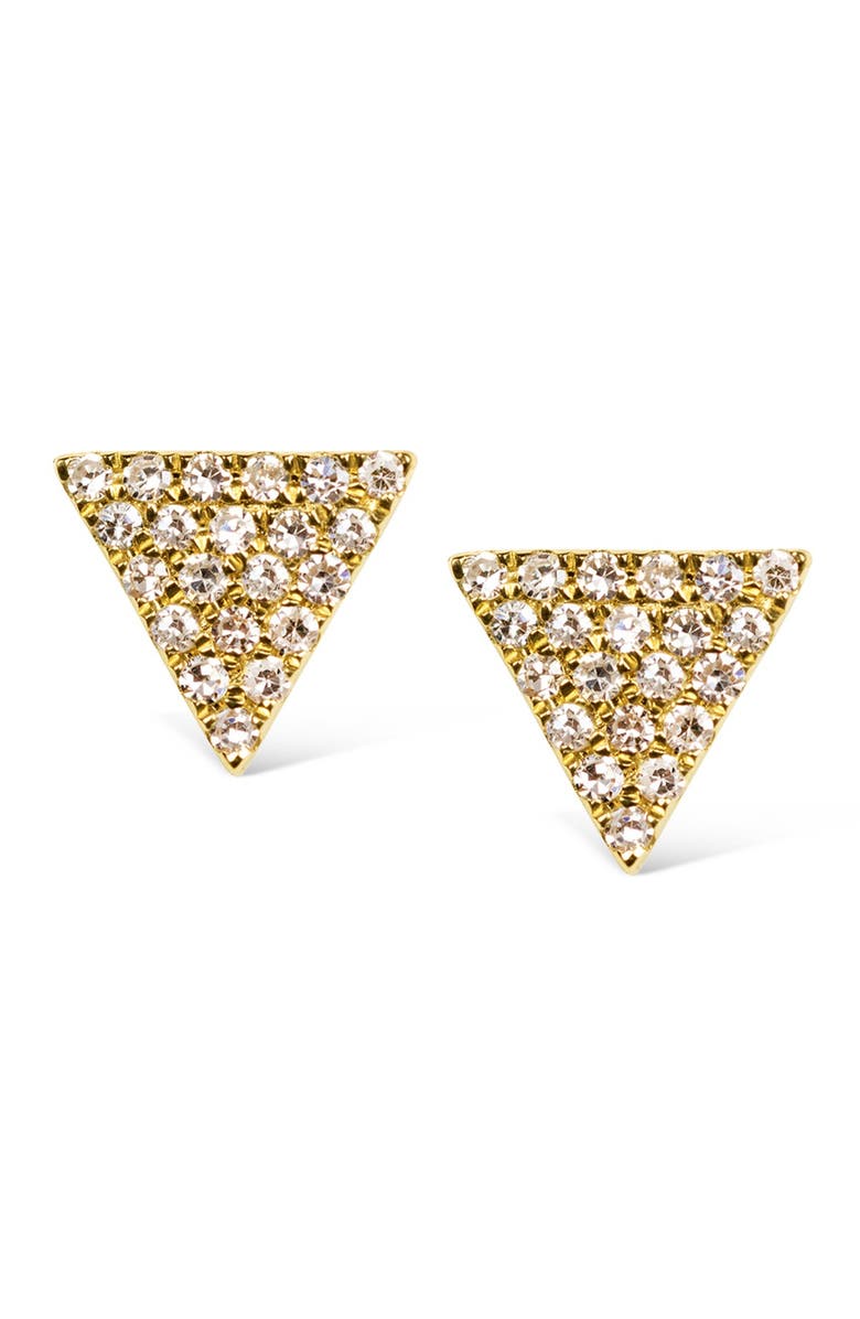 CENTRAL PARK Triangle Stud Earrings, Alternate, color, 