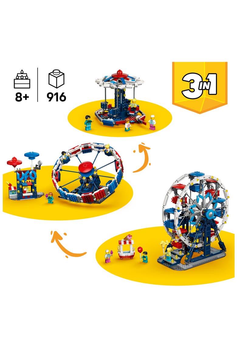 Iconic Ferris Wheel Building Set 31389, Alternate, color, MULTI