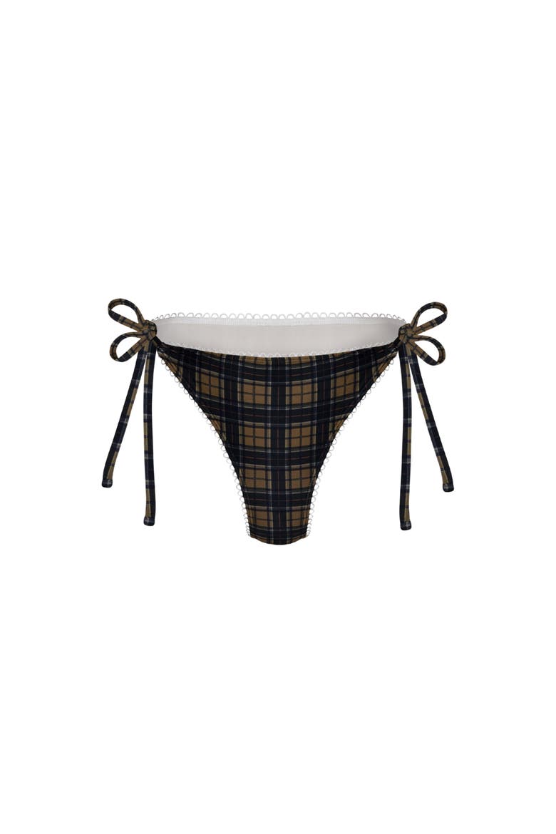 Bikini Bottom, Main, color, Dark Green Plaid