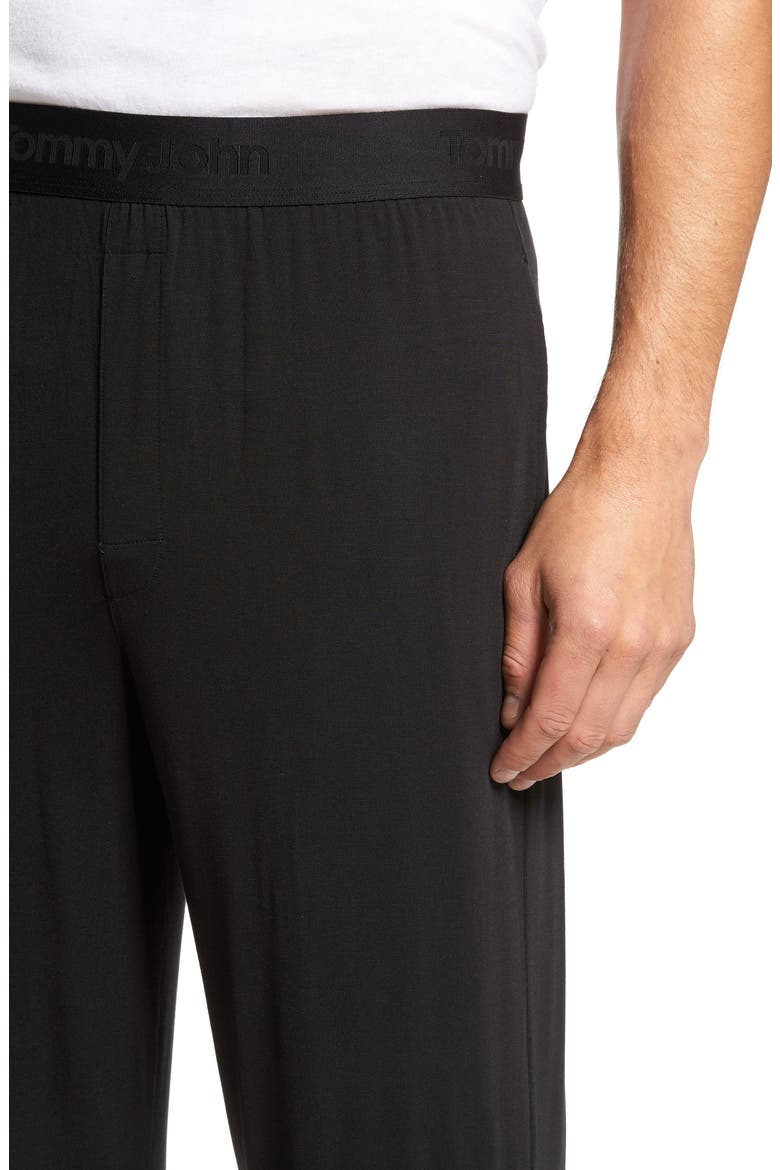 Second Skin Pajama Pants, Alternate, color, BLACK