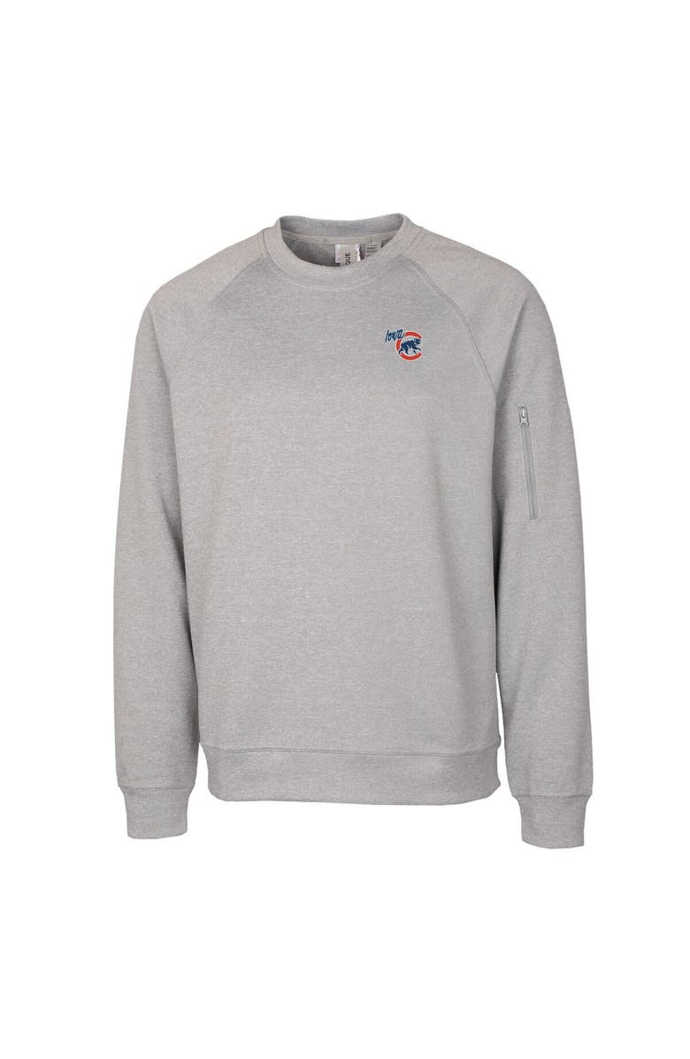 Cutter & Buck Unisex Cutter & Buck Gray Iowa Cubs Clique Lift Eco Performance Sweatshirt, Alternate, color, 