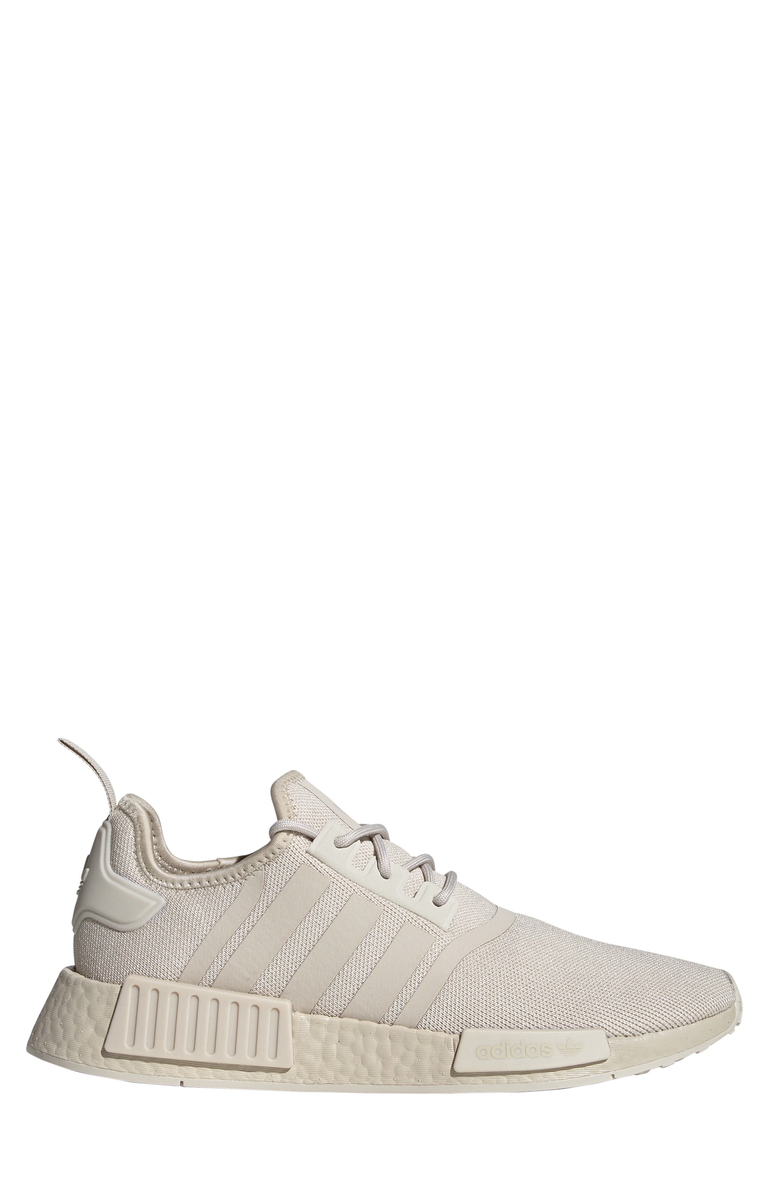 NMD R1 Primeblue Sneaker, Main, color, ALUMINA/ ALUMINA/ BLACK