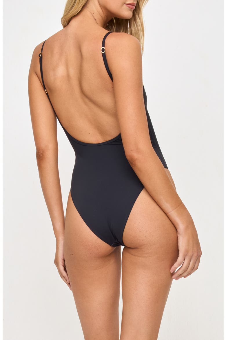 Holly One-Piece Swimsuit, Alternate, color, AFTER MIDNIGHT