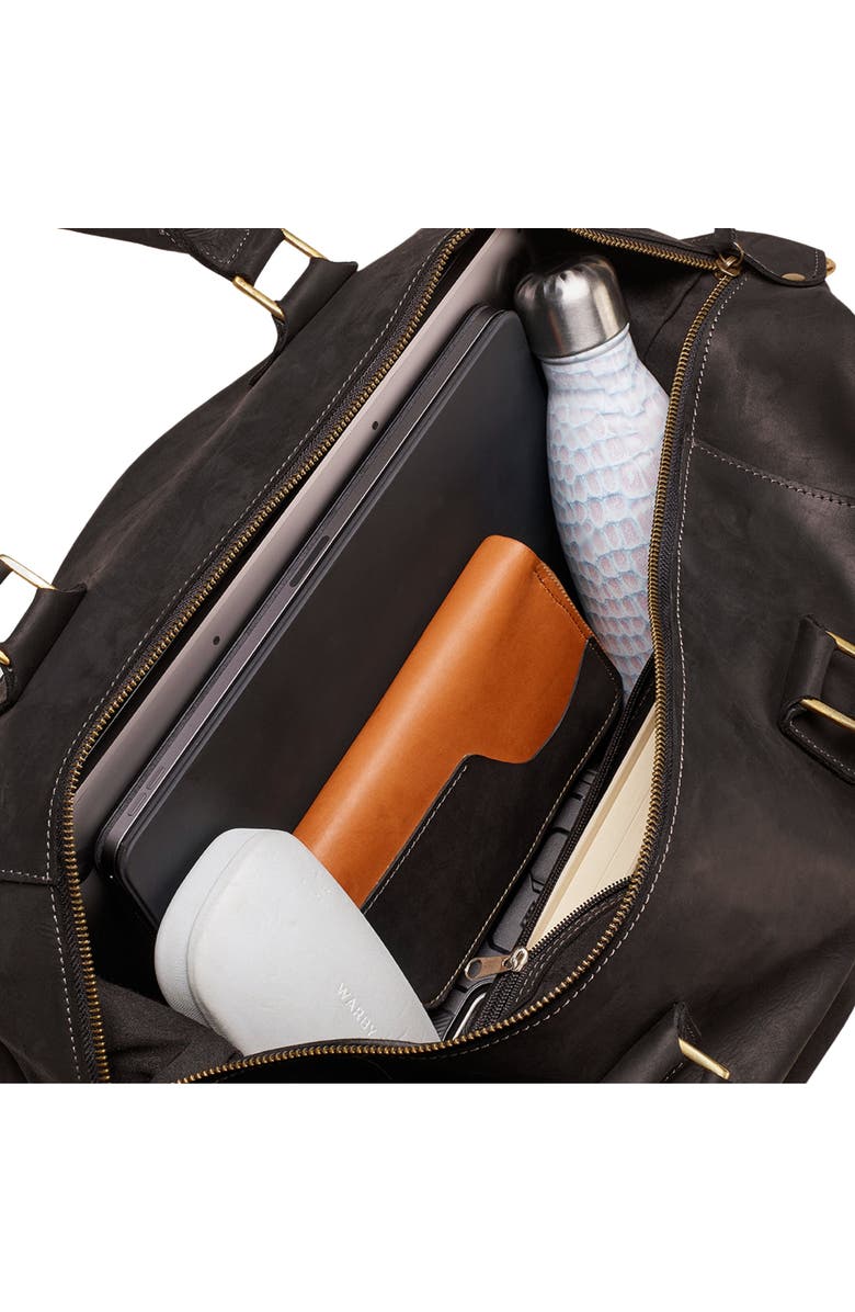 Sarep + Rose The Oakley Travel Weekend Bag, Alternate, color, Black Nubuck