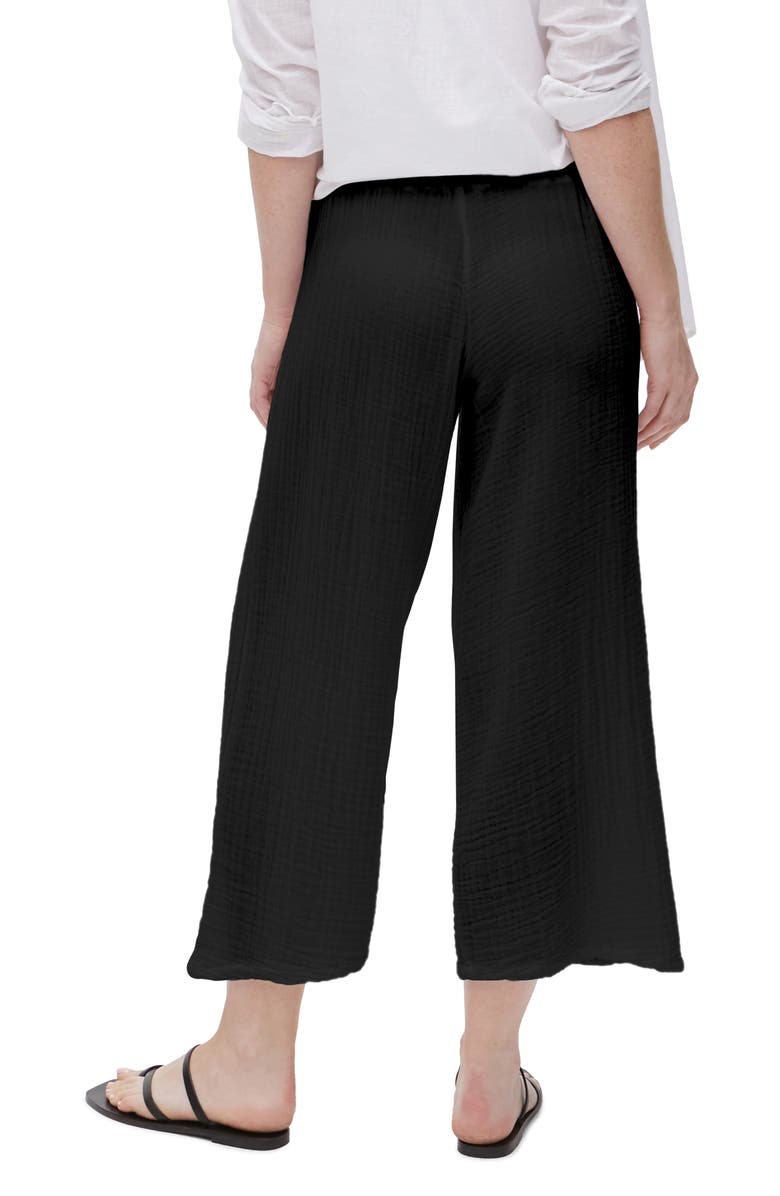 Michael Stars Medina Smocked Waist Wide Leg Pants, Alternate, color,