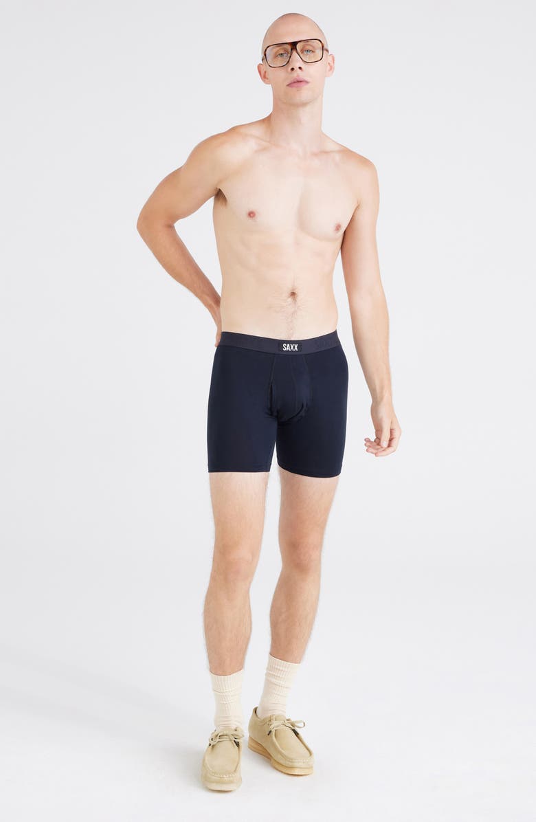 SAXX Assorted 2-Pack Vibe Xtra Soft Comfort Boxer Briefs, Alternate, color, Rough Terrain/ Black