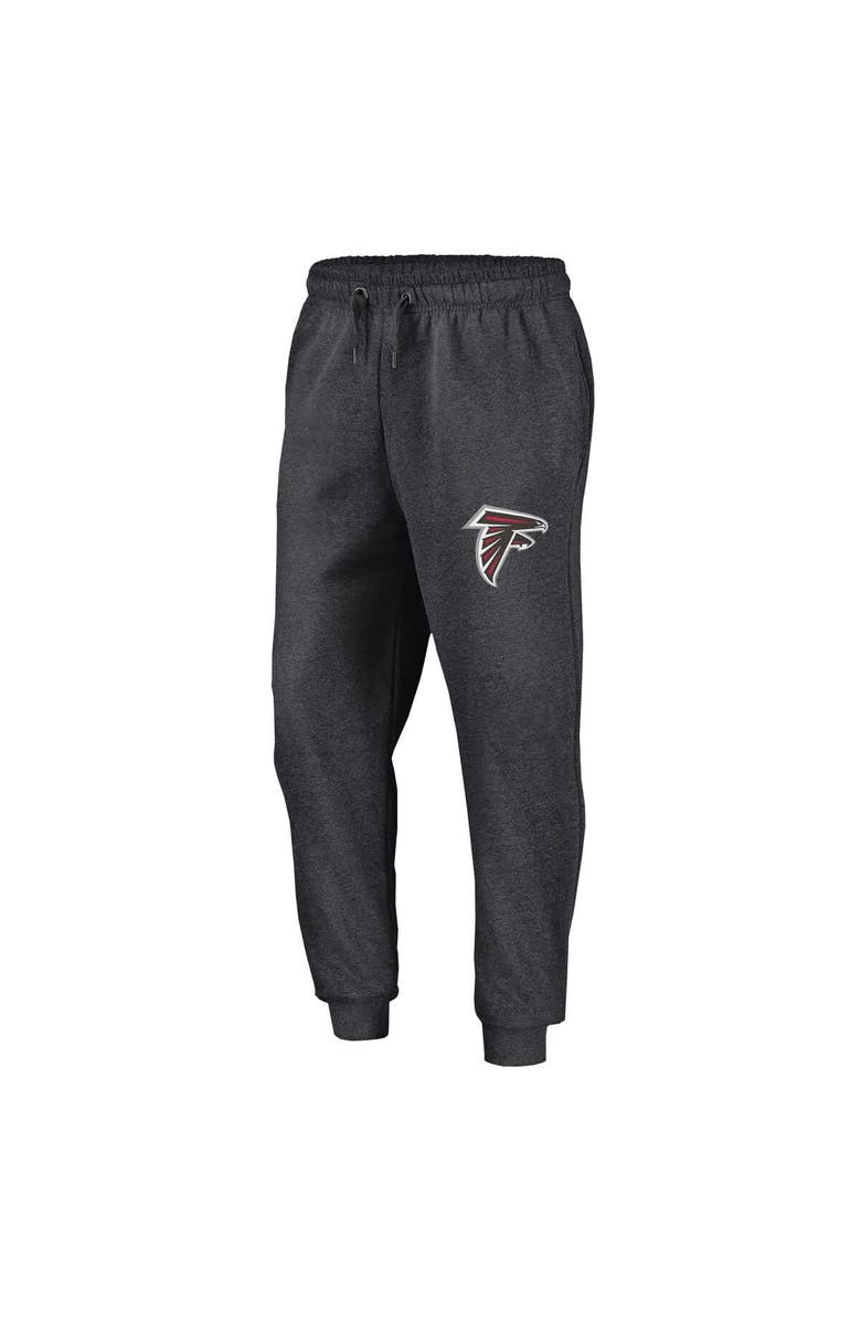 FANATICS Men's Fanatics Heather Charcoal Atlanta Falcons Boost Fleece Joggers, Alternate, color,