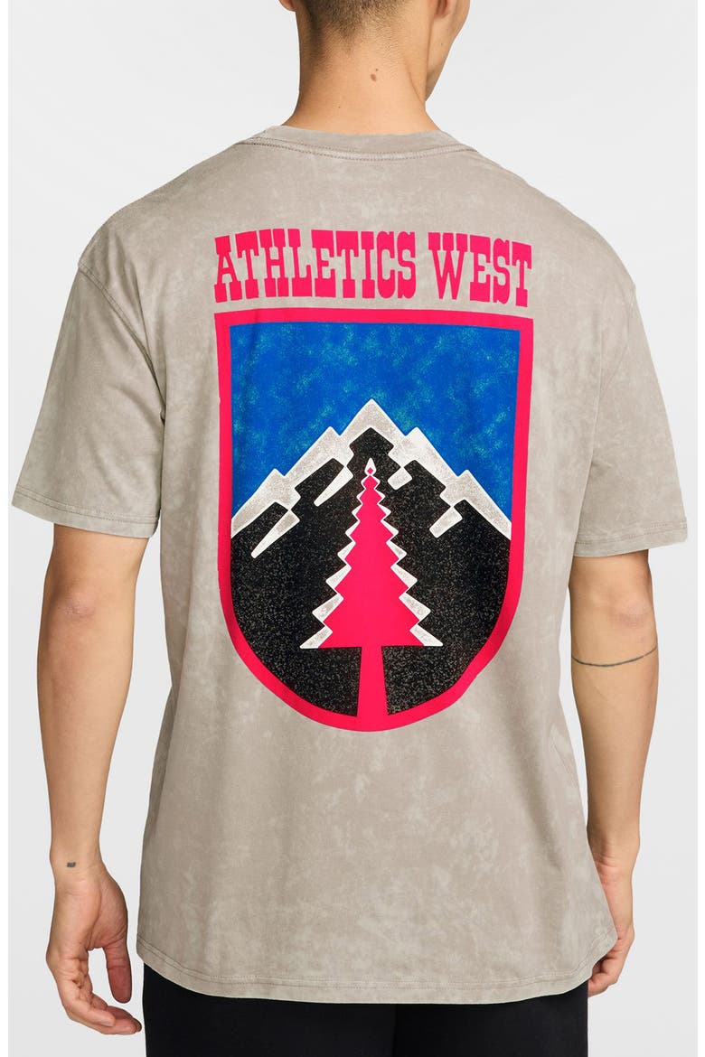 Loose Graphic Tee, Alternate, color, BIRCH HEATHER