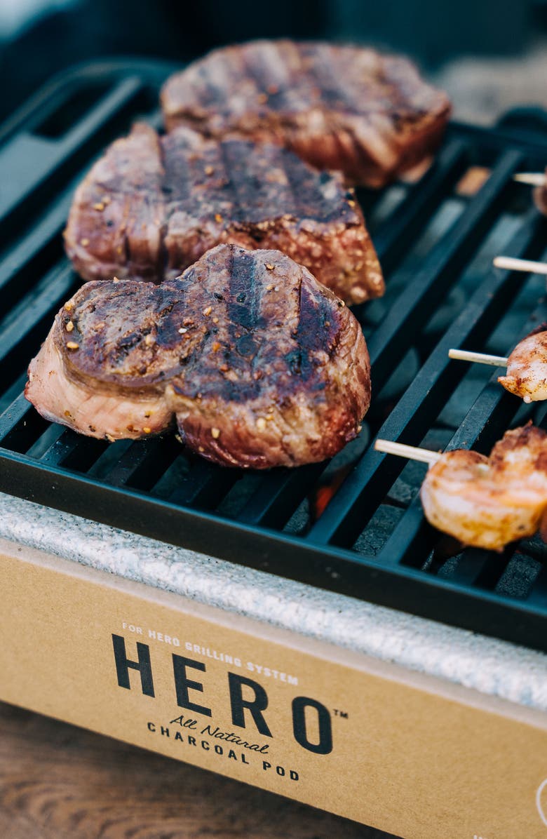 FIRE AND FLAVOR Hero<sup>™</sup> Portable Charcoal Pod Grilling System, Alternate, color, 