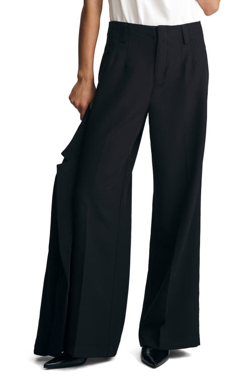 Mavi Jeans High Waist Wide Leg Pants In Black