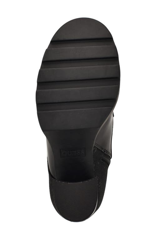 Guess Nellsan Lug Sole Bootie In Black