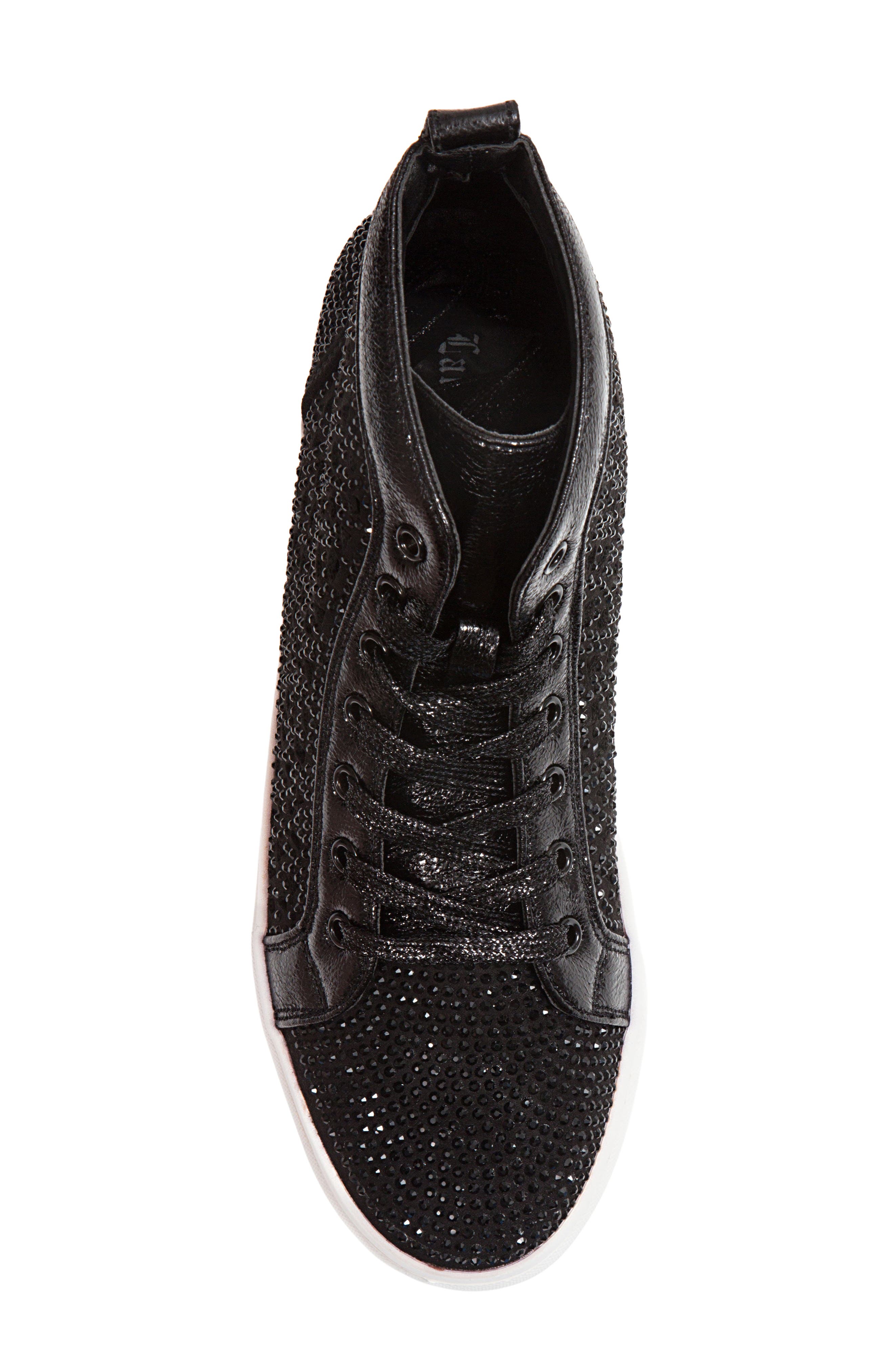 LADY COUTURE New York High Top Sneaker, Alternate, color, Black