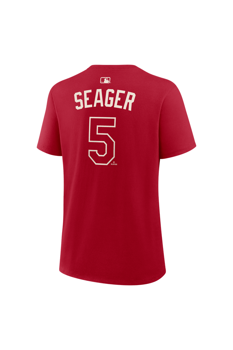 Women's Nike Corey Seager Red Texas Rangers 2026 City Connect Name & Number T-Shirt, Alternate, color, Red