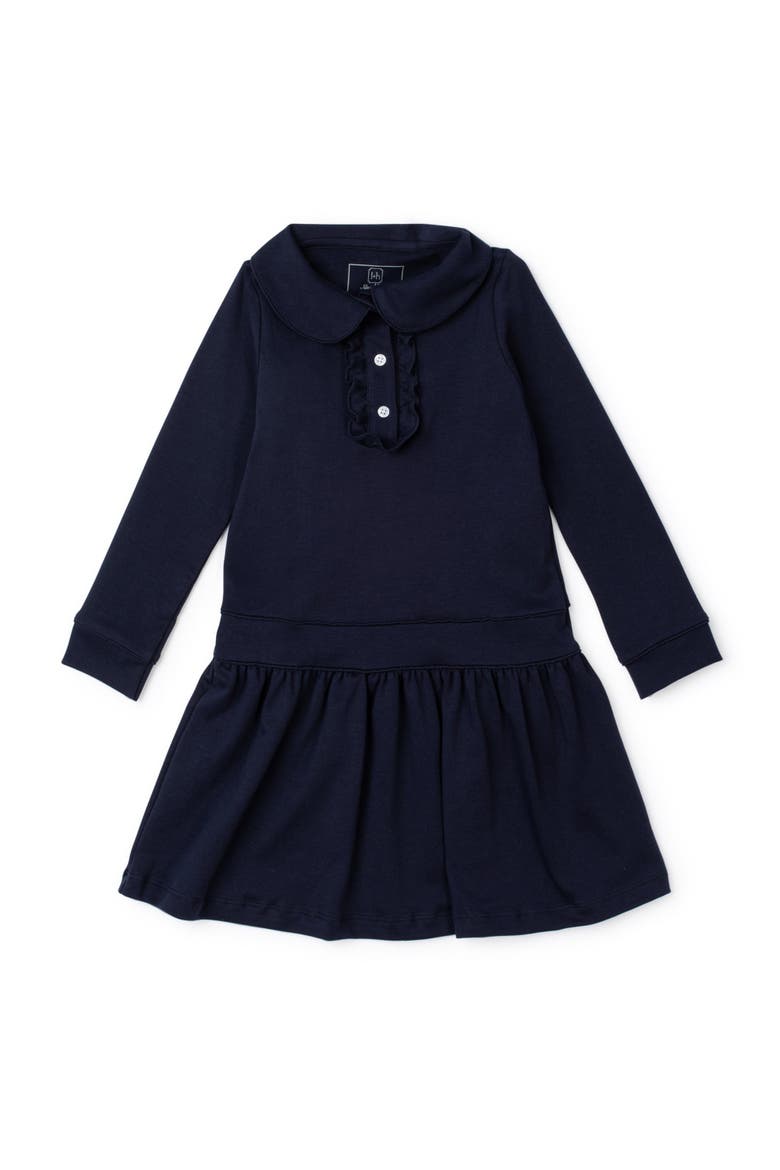 Hattie Girls' Dress, Main, color, Navy