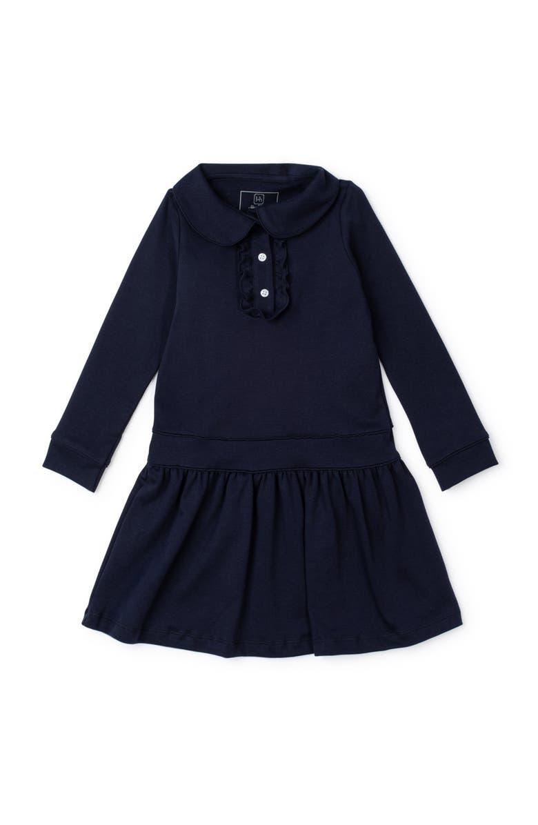 Lila and Hayes Hattie Girls' Dress, Main, color, Navy