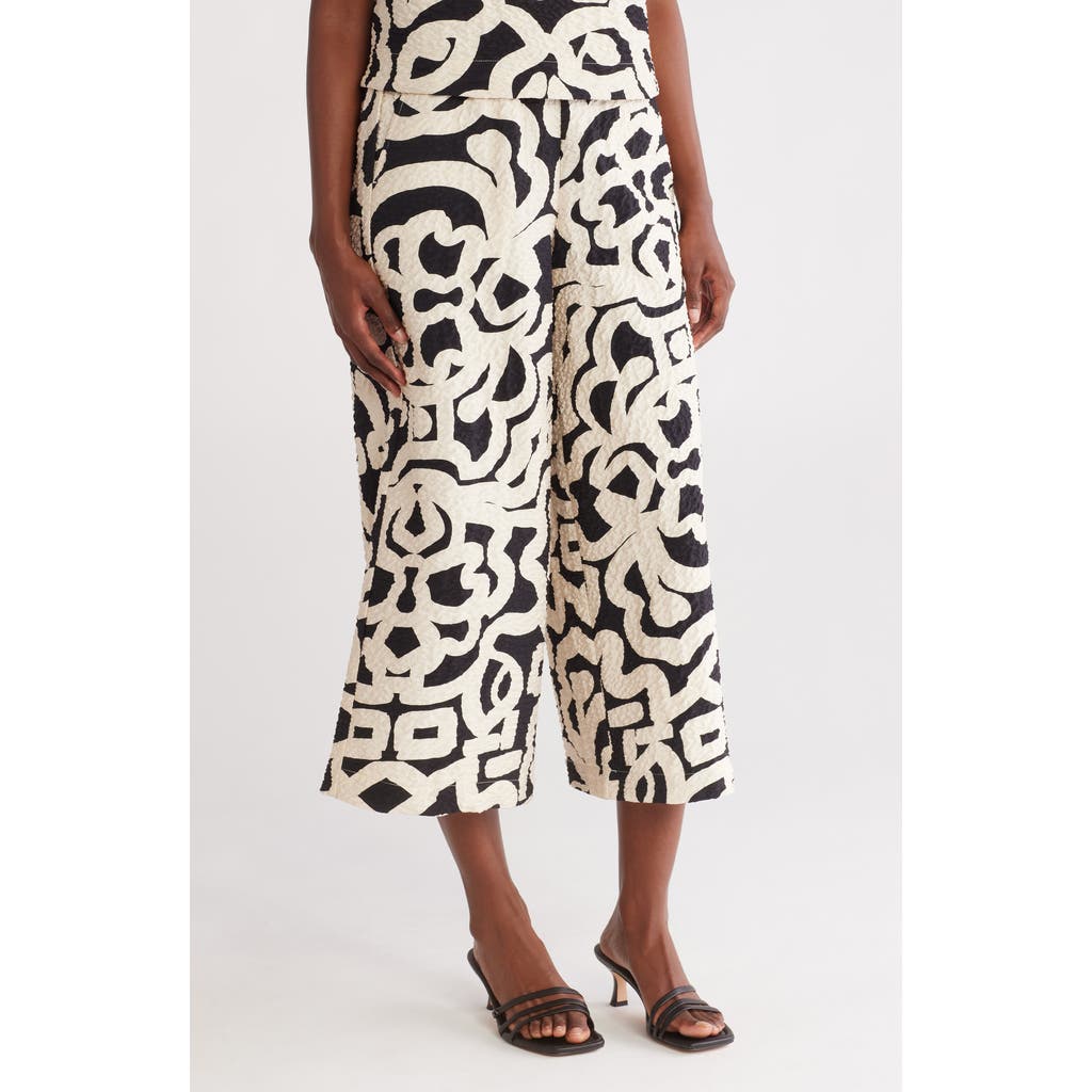 ADRIANNA PAPELL ADRIANNA PAPELL CRINKLE WIDE LEG PANTS