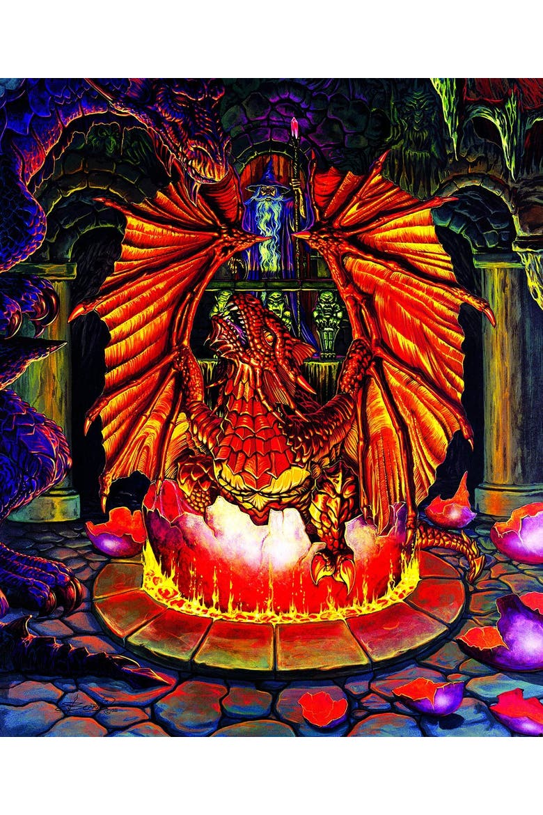 Birth of a Fire Dragon 1000 piece Jigsaw Puzzle for Adults, Alternate, color, Multicolor
