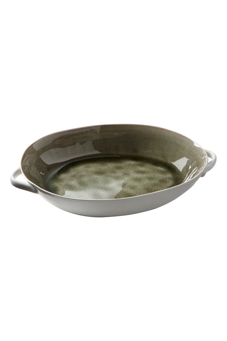 Riverstone Green Porcelain Serving Bowl for Holiday Gatherings, Main, color, Green