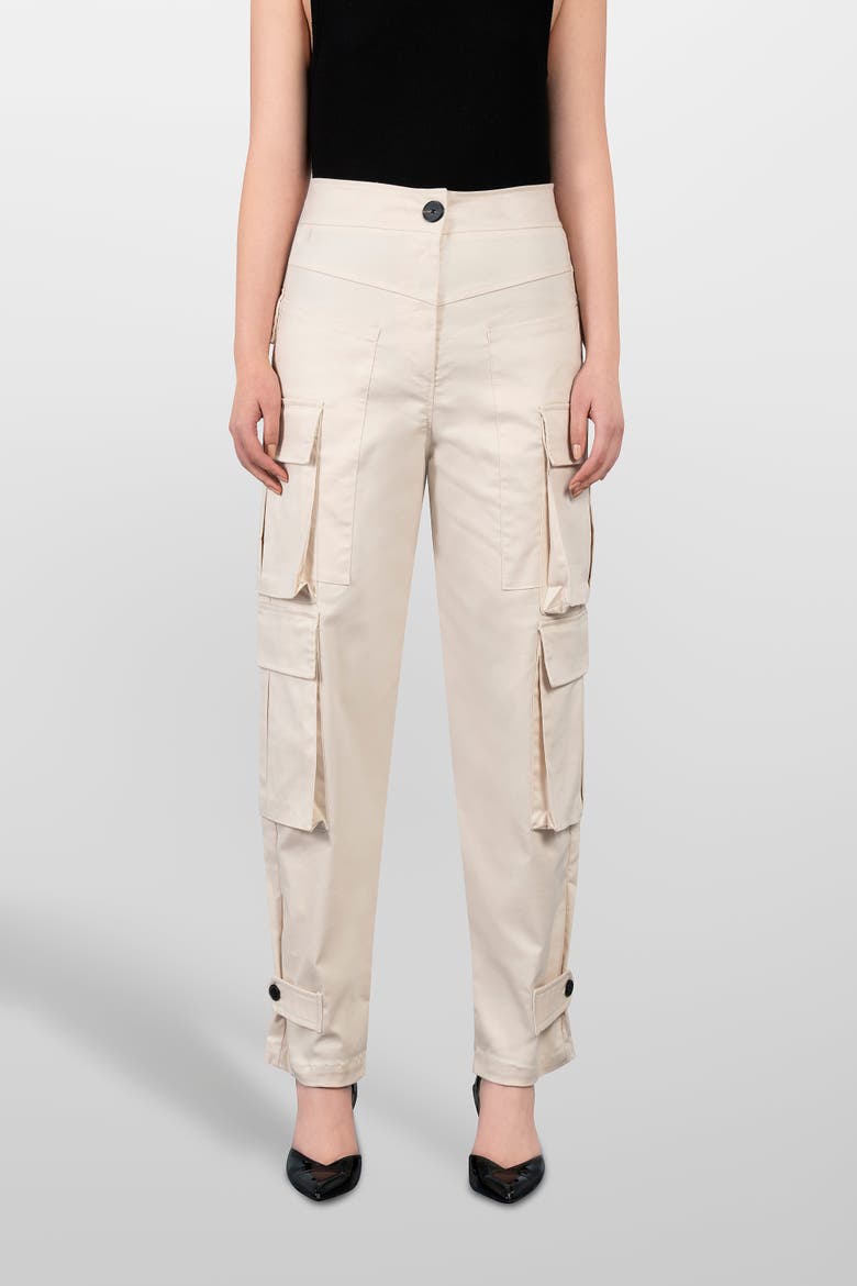 Cargo Cotton Pants, Main, color, Beige