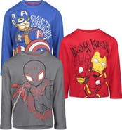 Marvel Avengers 3-Pack Long Sleeve T-Shirts
