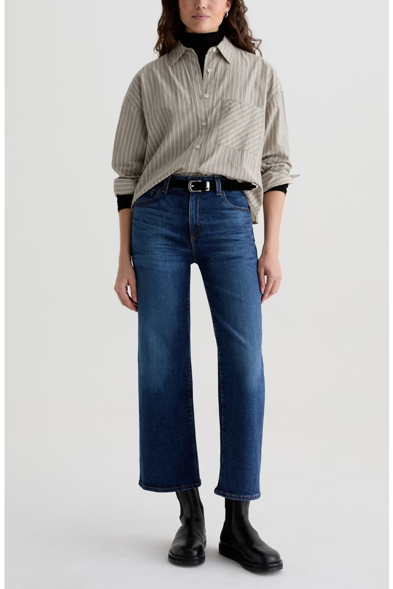 Saige Mid Rise Ankle Wide Leg Jeans, Alternate, color, VEILED