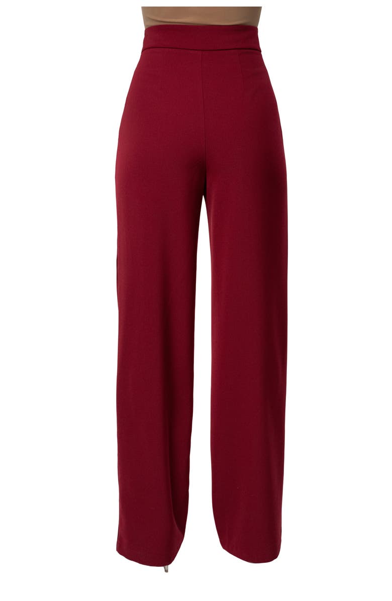 JLUXLABEL Suite Life Woven Pant, Alternate, color, Burgundy