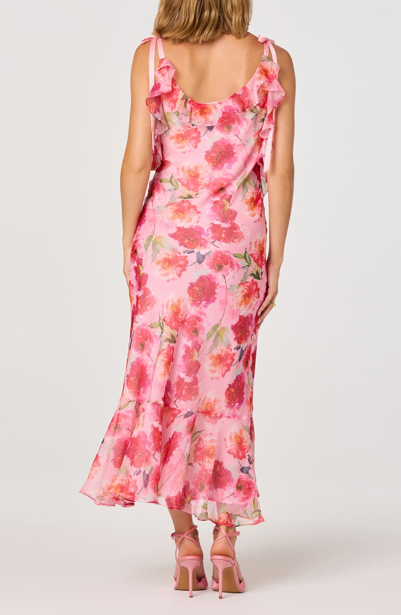 ASTR the Label Nissa Floral High-Low Dress, Alternate, color, Pink Floral
