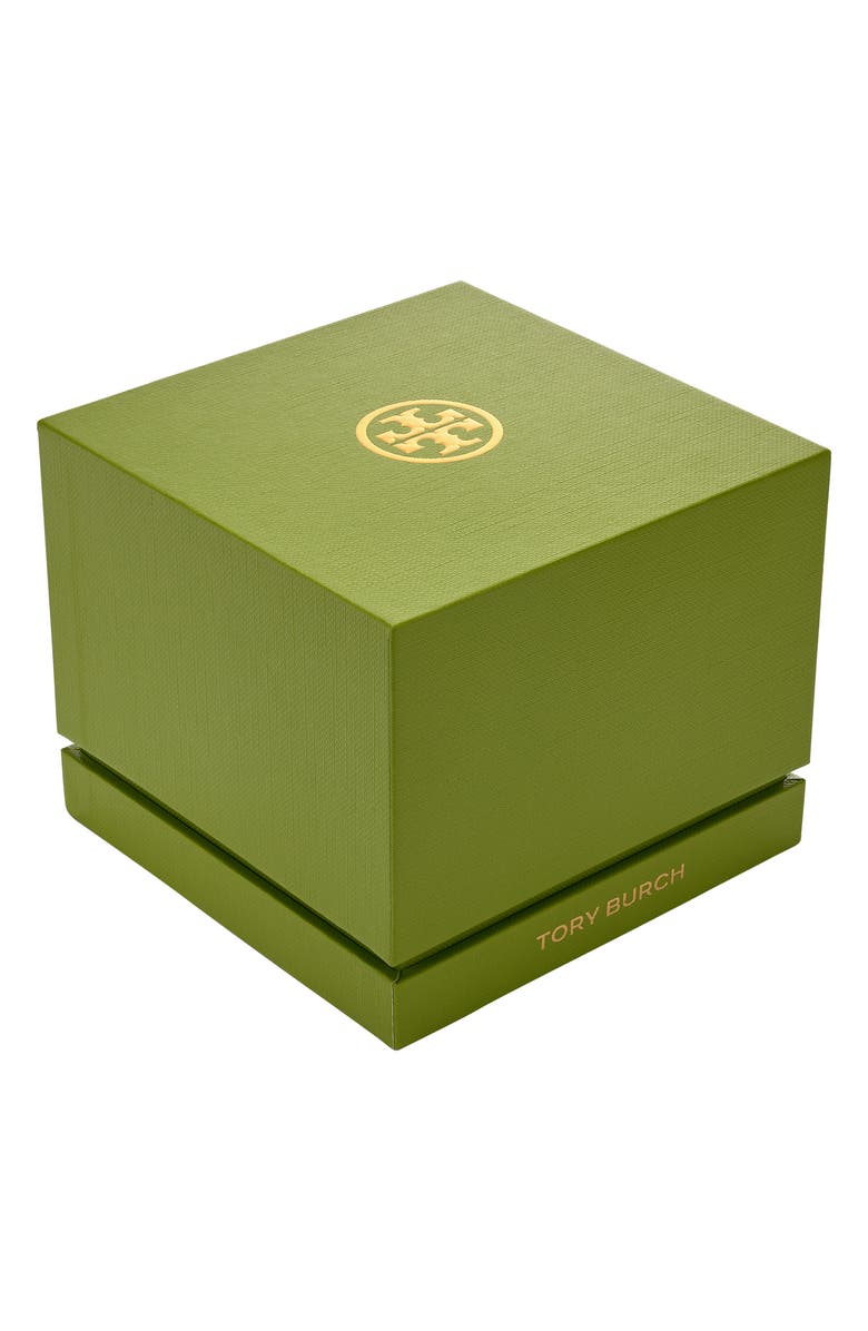 Tory Burch The Oval Elongated Bracelet Watch, 22mm x 38mm, Alternate, color, Gold