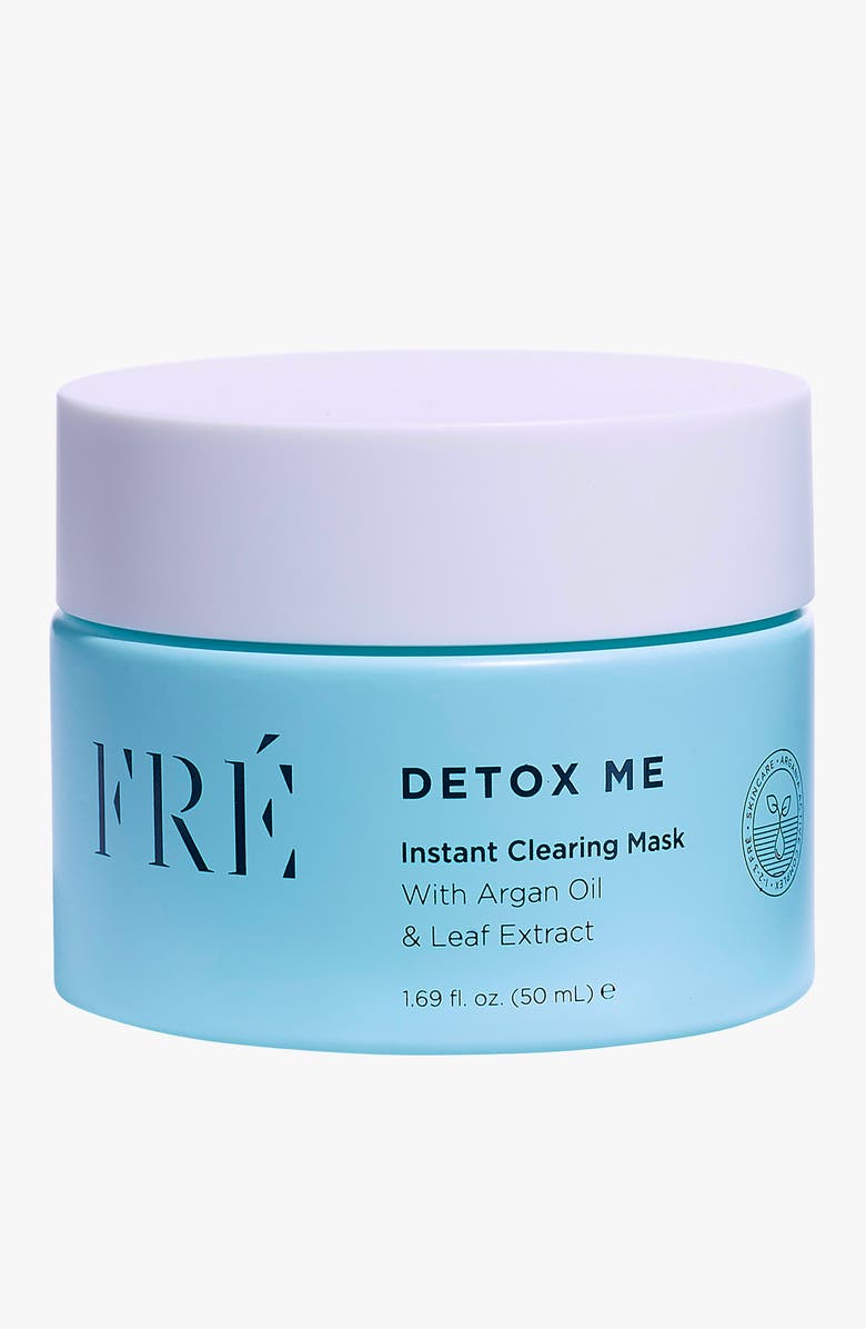 FRÉ Skincare DETOX ME Instant Clearing Mask, Main, color, Sky Blue