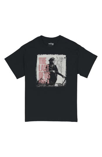 Ripple Junction Last Of Us Part Ii Ellie With Rifle Graphic T-shirt In Black