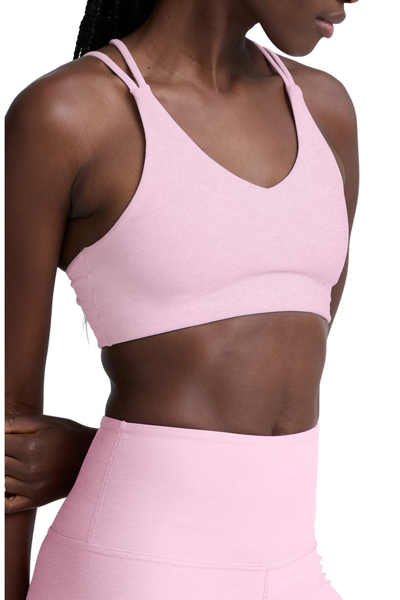 Spacedye Get Across Sports Bra, Alternate, color, FROSTY PINK HEATHER