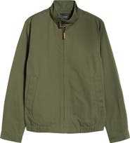 Vince Cotton & Linen Bomber Jacket