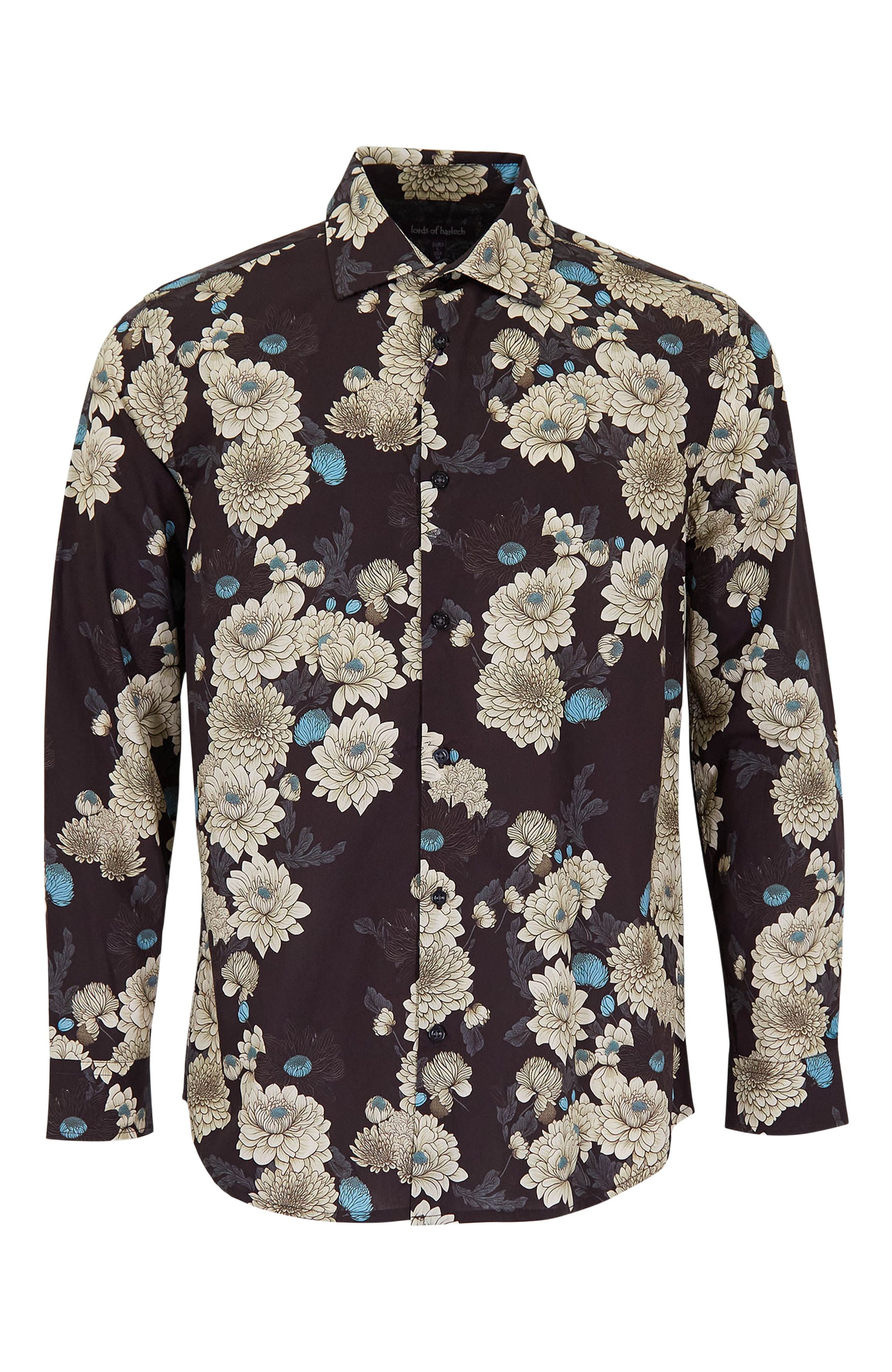 Serious Floral Black