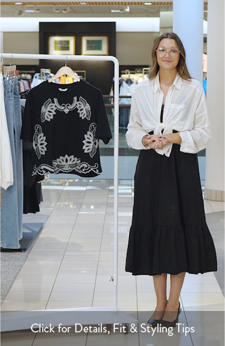 Pretty Cutwork Jersey T-Shirt, sales video thumbnail