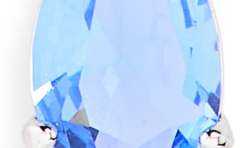 Nadri Spencer Blue Cubic Zirconia Y-necklace In Silver