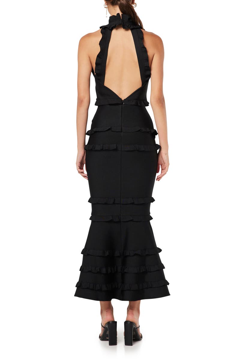 Elliatt Theatrical Tiered Mermaid Gown, Alternate, color, 