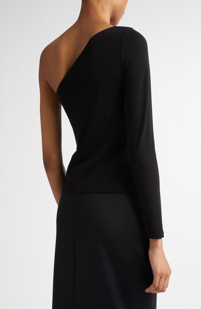Max Mara Spluga One-Shoulder Jersey Top, Alternate, color, 