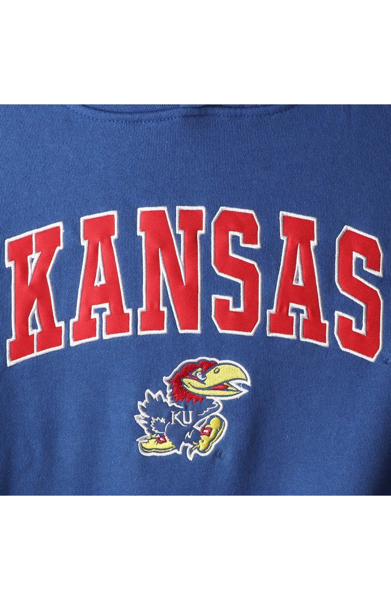 COLOSSEUM Youth Colosseum Royal Kansas Jayhawks 2-Hit Team Pullover Hoodie, Alternate, color, Royal