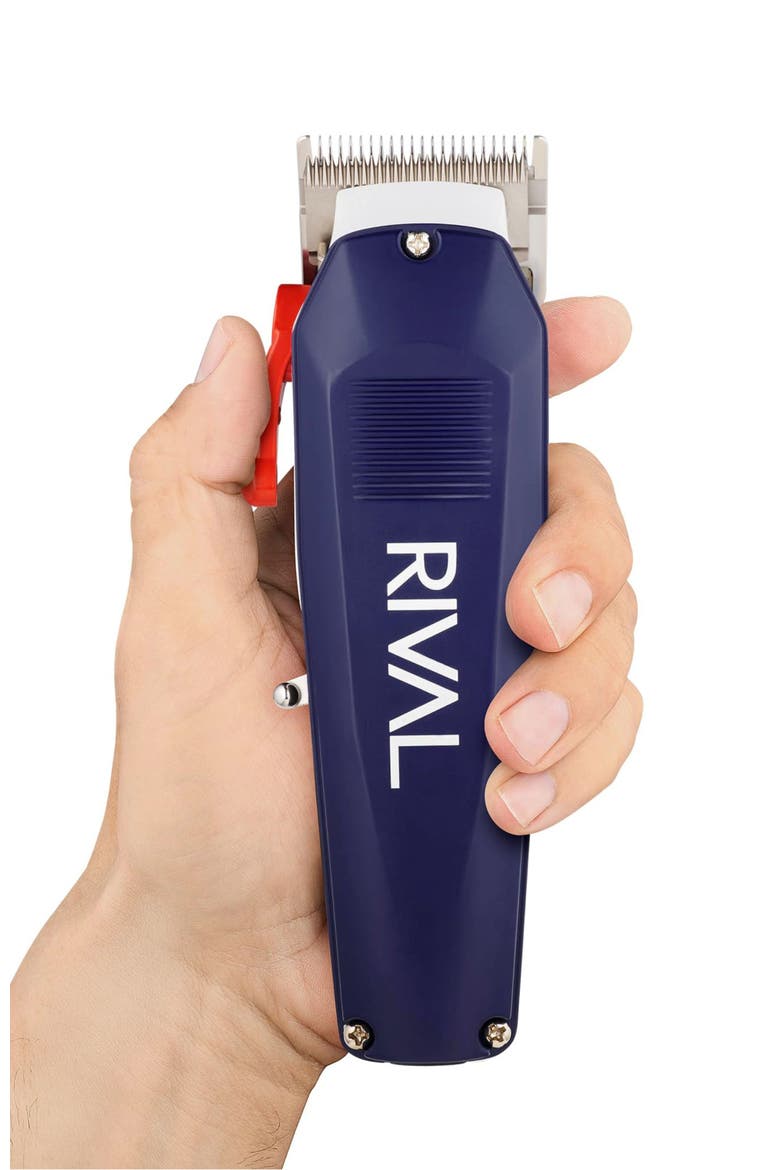 Rival Full Metal Hair Clipper, Alternate, color, Blue