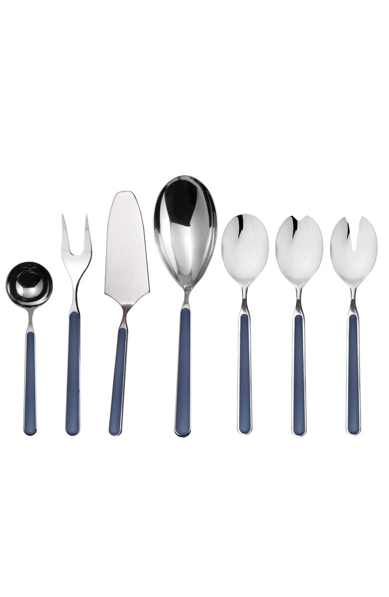 Mepra Fantasia Serving Set - 7 Pieces, Main, color, Cobalt