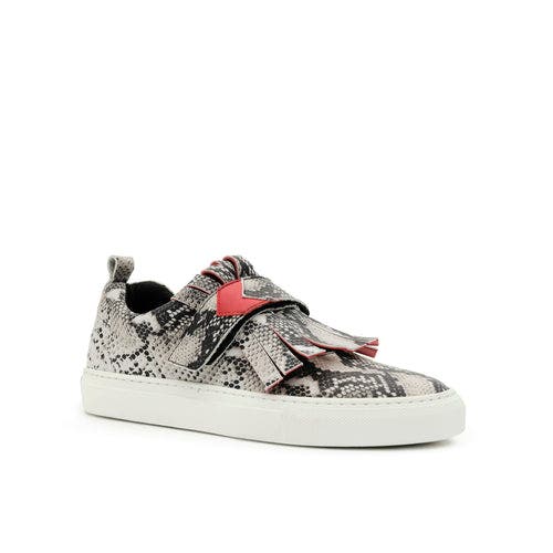 Tiannia Barnes Serena Sneakers, Alternate, color, Snakeskin
