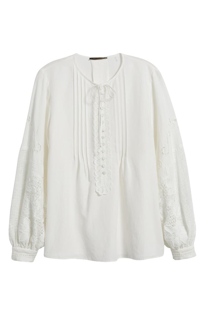 KOBI HALPERIN Juni Linen Shirt, Alternate, color, Ivory