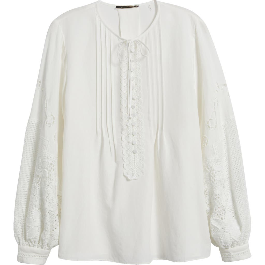 Kobi Halperin Juni Linen Shirt In White