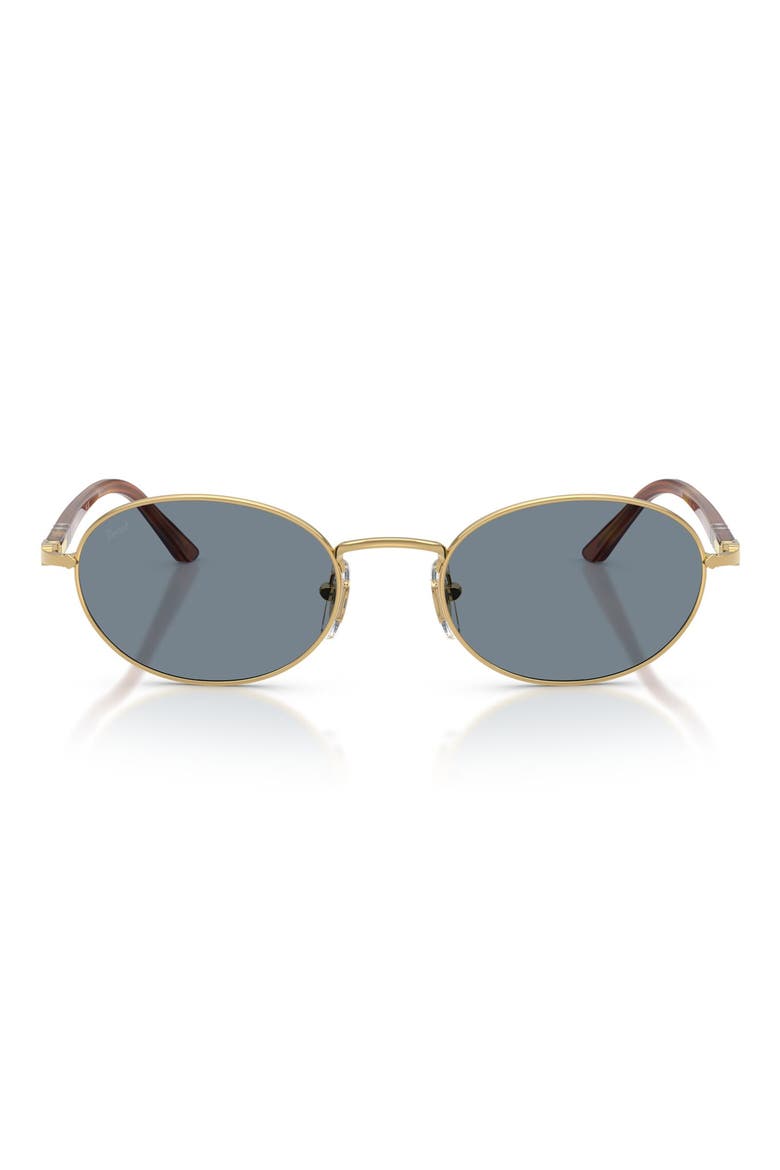 Ida 55mm Oval Sunglasses, Main, color, GOLD / LIGHT BLUE