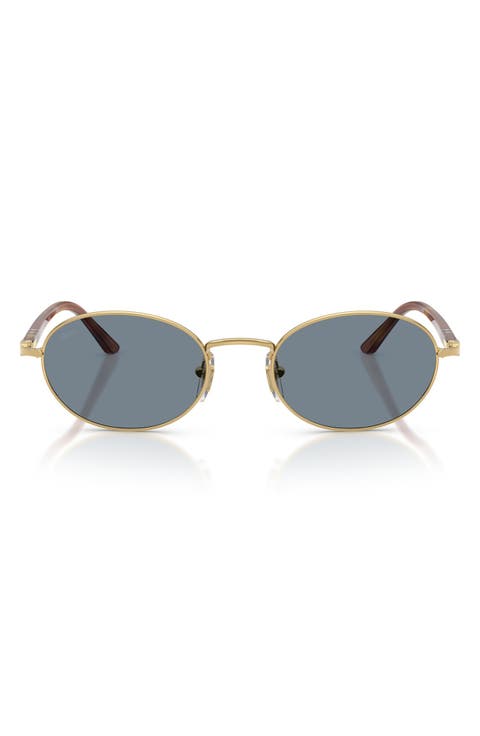 52mm Oval Sunglasses